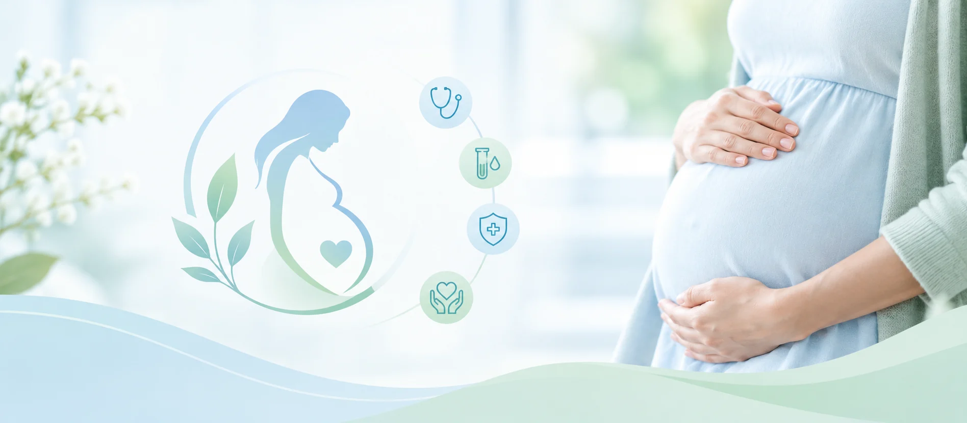 Recurrent Pregnancy Loss treatment banner highlighting personalised care, identifying underlying causes, and supporting a healthy pregnancy by Dr. Meenu Handa.